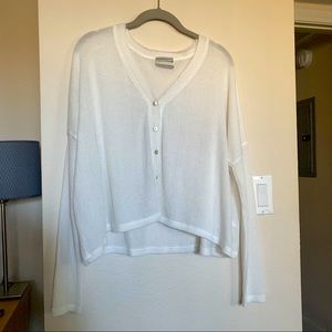 Urban Outfitters ~ white long sleeve top